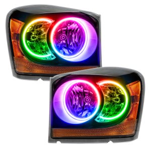 Dodge Durango Headlight Assembly - ORACLE Lighting - ColorSHIFT - Black - `04-`06 Dodge Durango Headlight Assembly - ORACLE Lighting - ColorSHIFT - Black - `04-`06